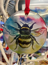 Rainbow bumble bee glass decoration (Copy)