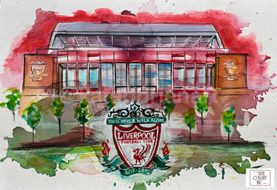 Anfield Stadium Liverpool Football Club Art Print Manchester