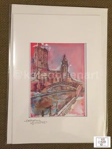 Castlefield Manchester Greetings Card
