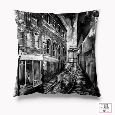 Copy Of The Market Brow Monochrome Stockport Cushion