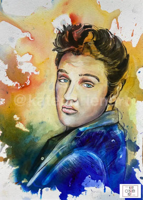 Elvis Art Print Portrait