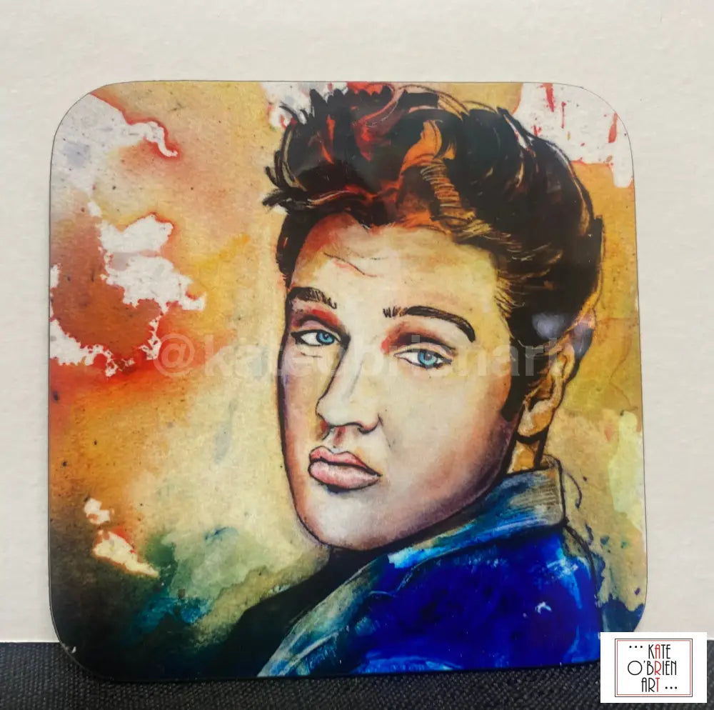 Elvis Printed Wooden Magnet