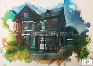 Examples Of Bespoke House Portraits House Portrait