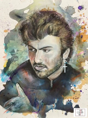 George Michael Art Print Portrait