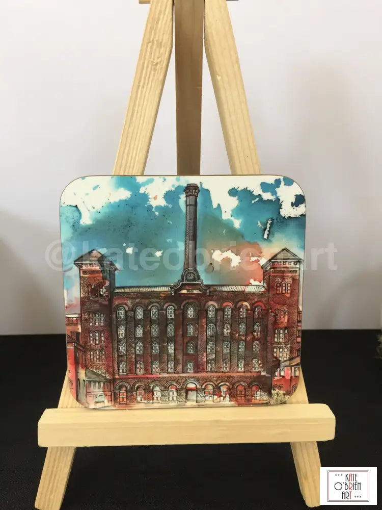Houldsworth Mill Reddish Printed Wooden Magnet
