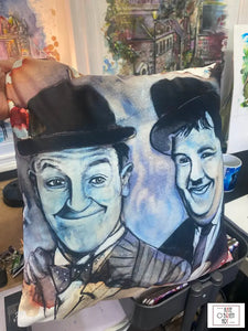 Laurel And Hardy Cushion