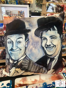 Laurel And Hardy Cushion