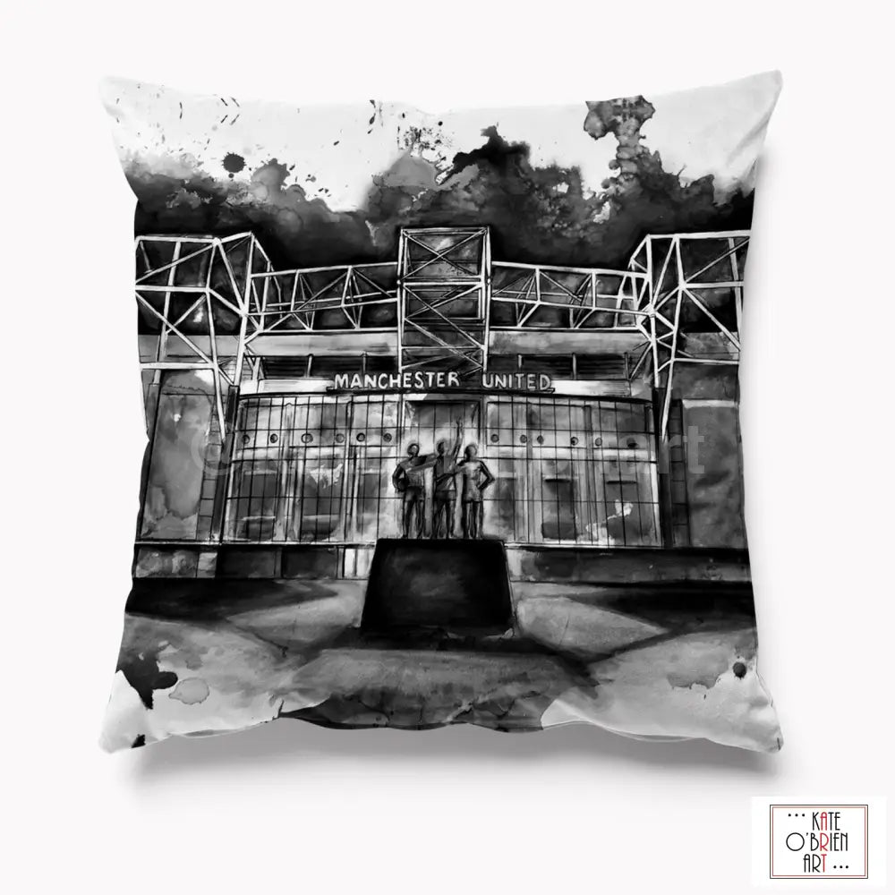 Manchester United Monochrome Cushion