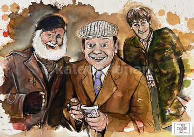 Only Fools And Horses Original Painting Portrait Art