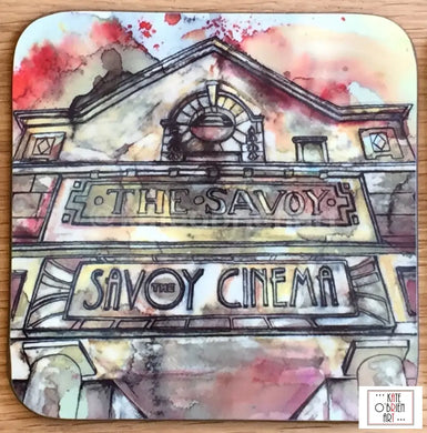 Savoy Cinema Heaton Moor Coaster - Yellow