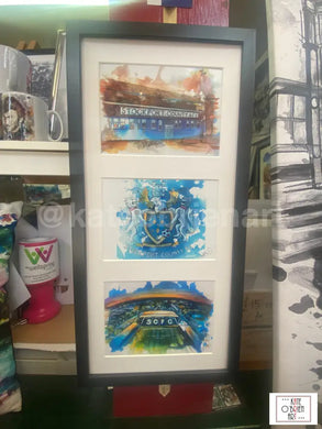 Stockport County Triptych Art