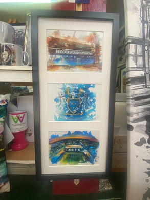 Stockport County Triptych Art