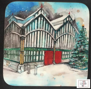 Stockport Market Hall Christmas Coaster