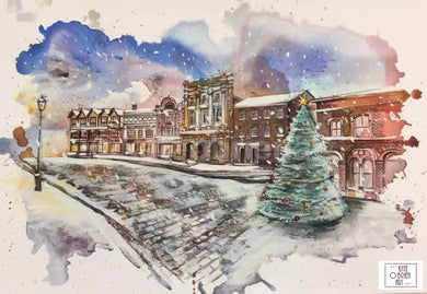 Stockport Market Place Christmas Card