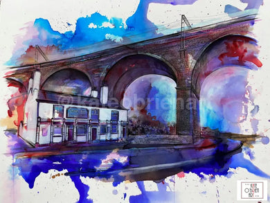 The Crown And Viaduct Stockport Art Print